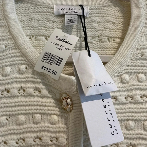Current Air Button Cardigan NWT - Picture 3 of 6